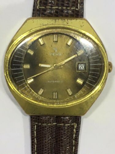 YEMA Vintage Automatic 17 JEWELS MEN'S WATCH - Picture 1 of 6