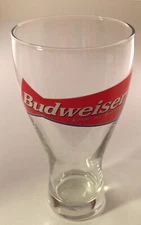 Anheuser Busch Budweiser King of Beers 7 Inch Tall Pint Glass - NEW - RARE