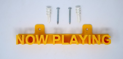 NOW PLAYING Vinyl Record Display Wall Mount Shelf Storage for LP - 3D Printed - Imagen 33 de 36