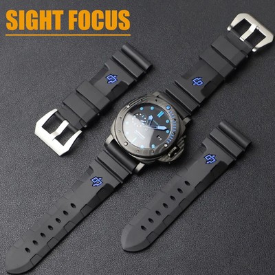 New Waterproof Watch Band Fits Panerai Submersible Luminox Wristwatches Straps
