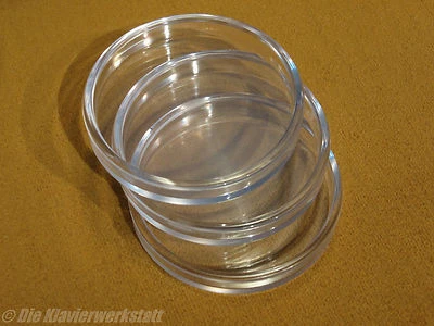 3 Flügeluntersetzer Untersetzer Flügel durchsichtig klar hochwertig 90mm - Bild 1 von 2