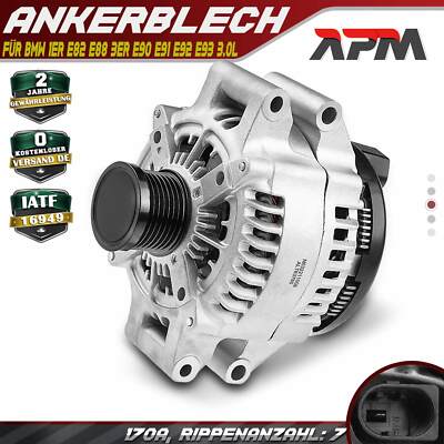 Lichtmaschine Generator 170A 14V für BMW E82 E88 E90 E91 E92 E93 135i 335i 3.0L