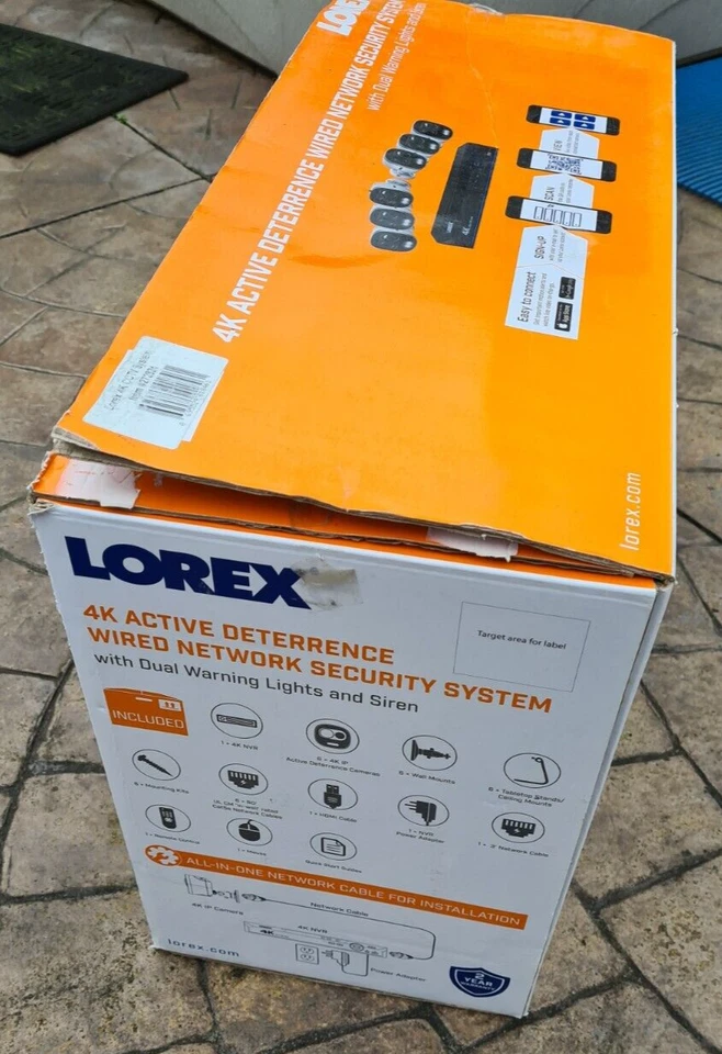 Lorex 8 Channel 4K Active Deterrence Wired Network Security System & 6x 4k Cams - Image 3 of 4