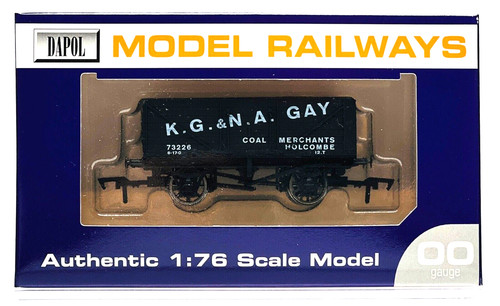 DAPOL SPUR 00 - K.G & N.A GAY COAL MERCHANTS HOLCOMBE NO.73226 (WESSEX WAGONS) | Zustand: Used