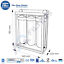 thumbnail 4  - AQUAFILTER 20&#034; Big Blue BB 3-Stage Whole House Water Filter System Housing