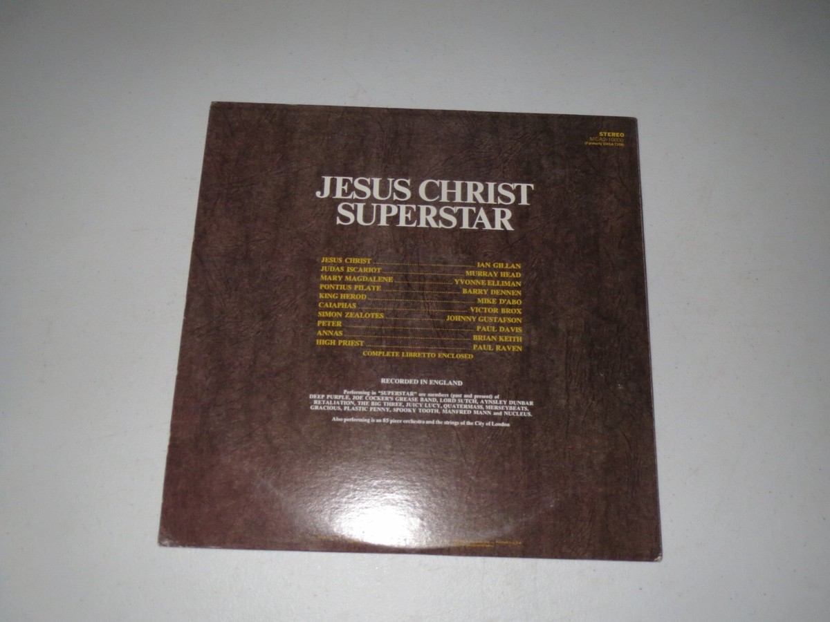 Jesus Christ Superstar: A Rock Opera (2 LP Set) 1980 MCA VG+