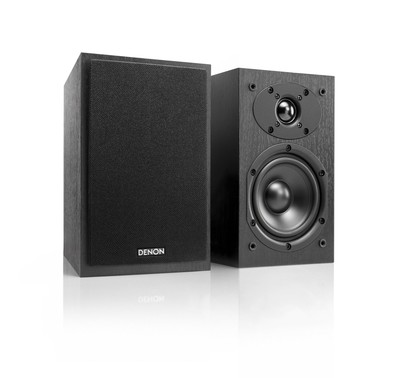DENON Book Shelf Speaker SC-M41-BK (1 Pair) (Black)【Japan Domesti 