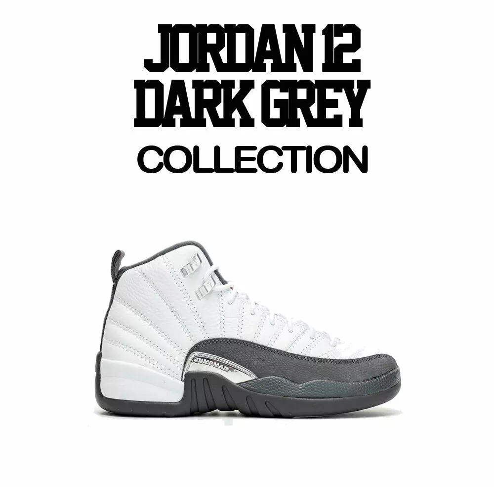 Jordan 12 dark grey outfit cheap