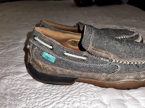 Twisted X Men's ECO TWX Slip On Driving Moccasins Moc Toe MDMS012 Size 8M New - Picture 8 of 14