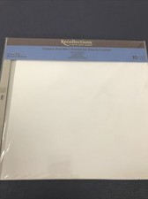 Recollections Scrapbook Refill Pages 12 x 12 Set of 10 Sheets New