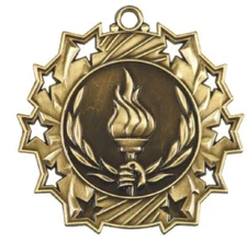 Victory Torch Medals Award Trophy Team Sports W/Free Lanyard FREE SHIPPING TS416