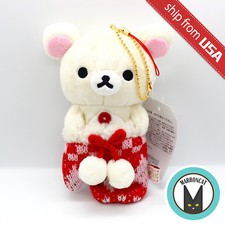 Japan San-X Rilakkuma Korilakkuma Winter Knitted Gloves Soft Mascot Plush Kawaii