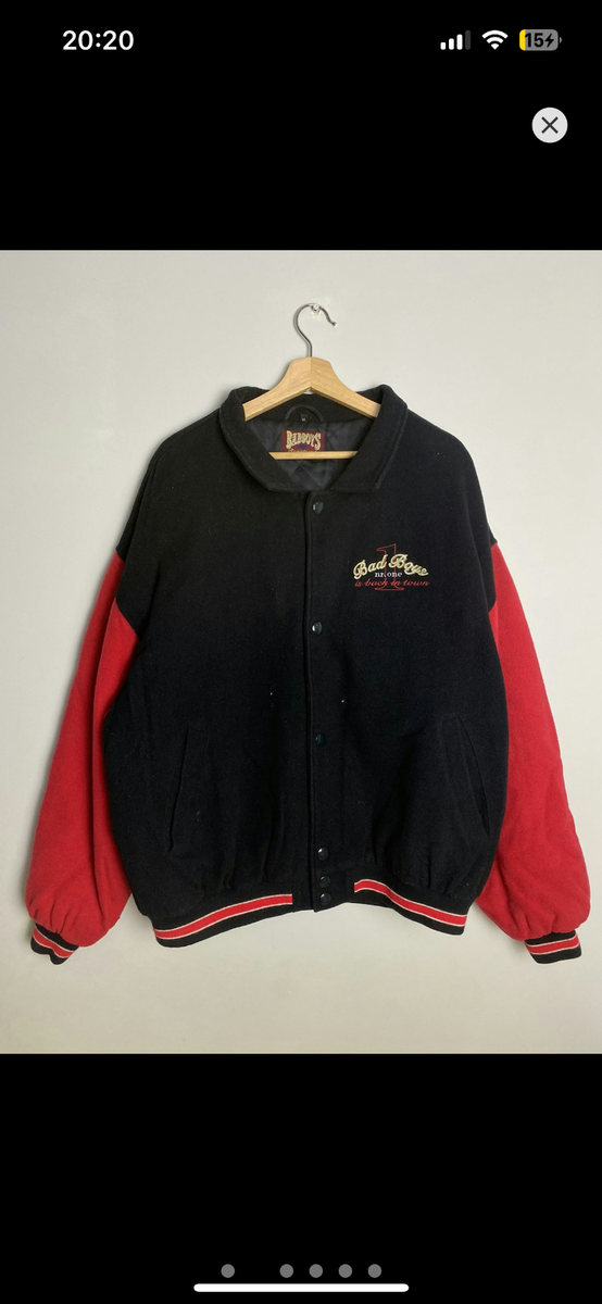 Rare Vintage 90s Bad Boys Wool Baseball College Jacket xl black | eBay