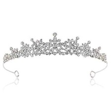 Rhinestone Crystal Tiara Headbands and Small Tiara For Women Bride Wedding