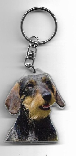 Porte-clés Teckel En Acrylique - Cadeau Pour Amoureux Des Chiens - Accessoire Déco Mignon - 7