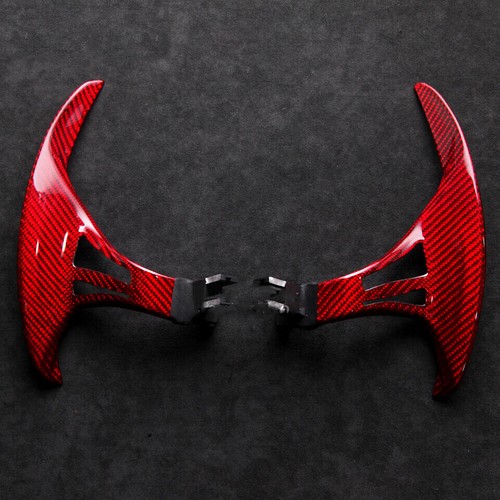 For 07-15 Infiniti G35 G37 Q40 Q60 Steering Wheel Carbon Fiber Paddle Shifters - Picture 4 of 10