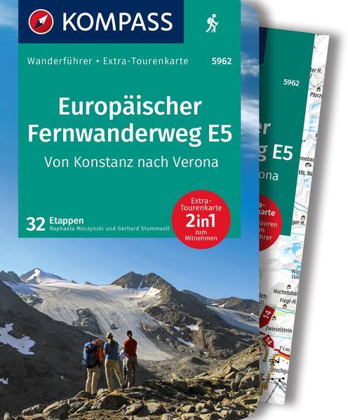 Thumbnail - Kompass Wanderführer Europäischer Fernwanderweg E5, Von Konstanz Nach
