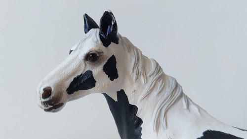 Schleich Pinto Horse Family Stallion 13794 Mare 13696 Foal 13803RARE RETIRED VGC - Picture 8 of 8