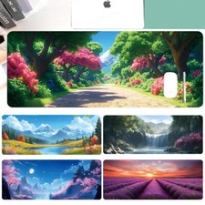 Large Keyboard Leather Gaming Mouse Mat Pad Office Computer Desk Laptop Mat