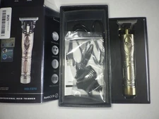 Pro T Outline Clippers Trimmer T Blade Hair Cutting Grooming Kits Set Cordless 