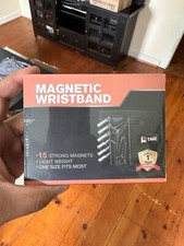 Magnetic Wristband 15 Strong Magnets Tool Holder Holding Screws DIY Handyman MEN
