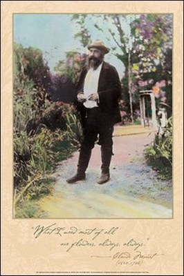 Claude Monet at Giverny, Poster 93 x 61 cm