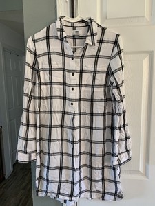 old navy flannel dress