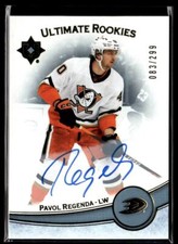 2022-23 Upper Deck Ultimate Collection Pavol Regenda Rookie Auto 083/299 Anaheim