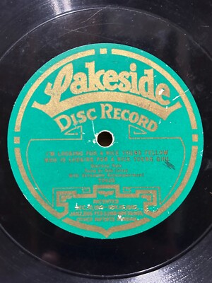 Ada Jones - Nice Young Fellow Nice Young Girl - RARE c1900s Lakeside 78RPM