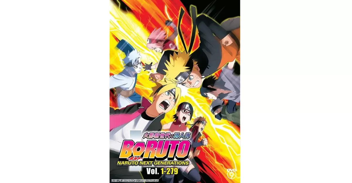 Anime DVD Boruto: Naruto Next Generations Vol.1-279 English