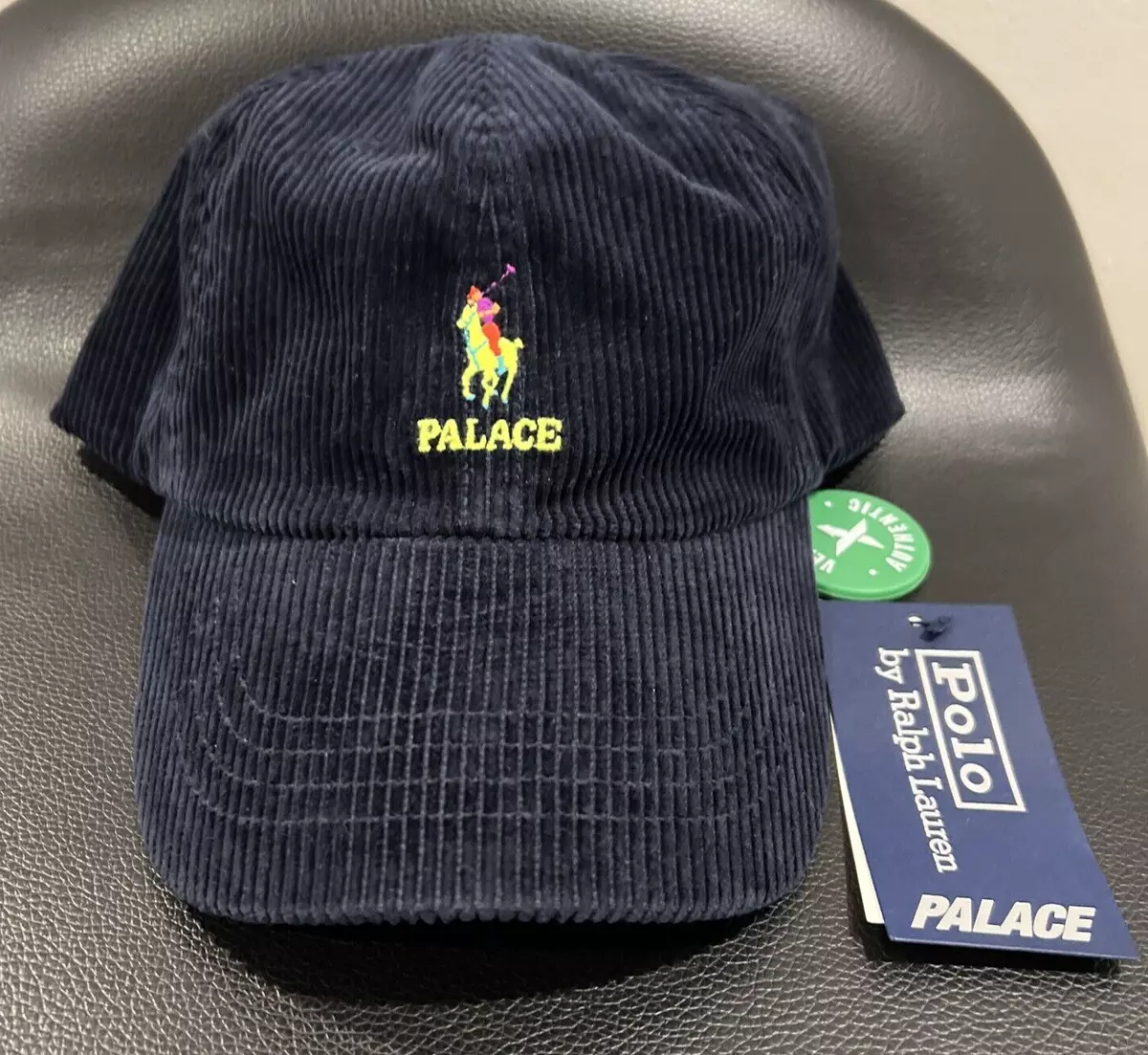 🔥 NEW Polo X Palace Ralph Lauren Aviator Navy Corduroy Classic Cap StockX  Tag