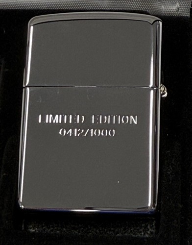 ZIPPO 2012 CHIMNEY & FLAMES ARMOR ONLY 1000 MADE LIGHTER UNFIRED IN BOX X239 - Picture 3 of 7
