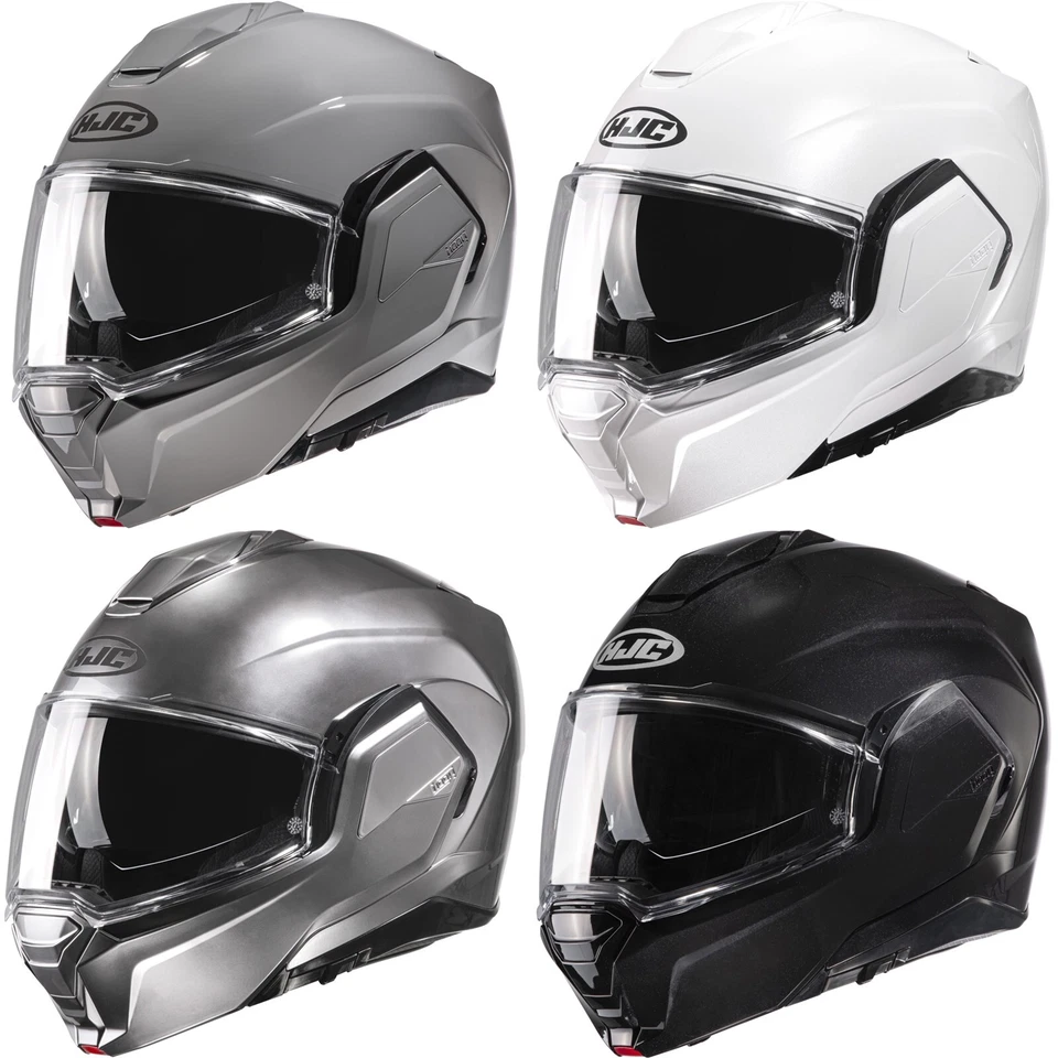 HJC i100 Solid Motorrad Klapphelm System Motorrad Helm mit Sonnenblende - Bild 1 von 1