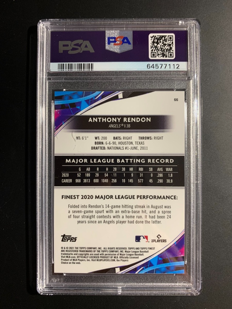 1/1 Topps Anthony rendon Superfractorカード 1/1 Topps Anthony rendon Superfractorカード ANTHONY RENDON