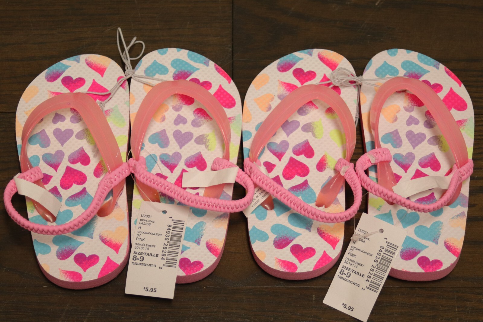 Set gemelli scarpe bambina bambina sandali infradito il posto dei bambini lotto 8 9