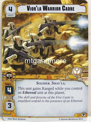Warhammer 40000 Conquest LCG - Vior'La Warrior Cadre  #132 - Descendants of Isha