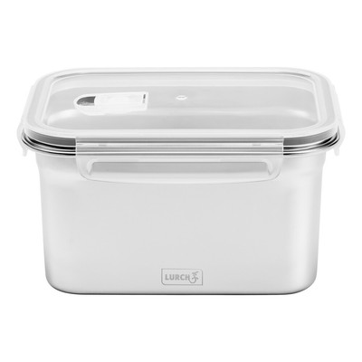 Lurch 240895 Lunchbox Safety/Aufbewahrungsbox aus hochwertigem Edelstahl 2000ml