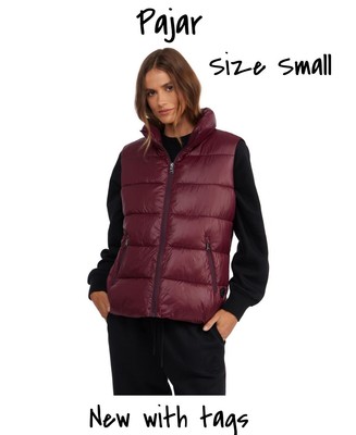 Pajar Felicity Ladies 3M Thinsulate Vest Ox Blood Women' Size Small New With Tag