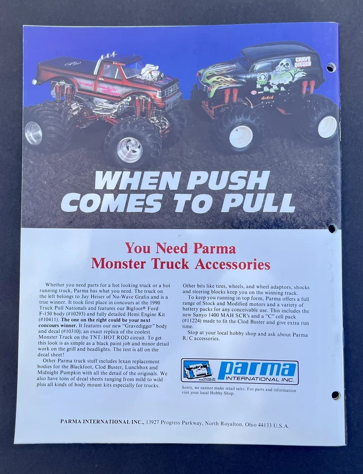 Parma 1991 control remoto RC y coche de ranura catálogo de carreras de carretera más de 50 páginas excelente Foto 3 de 3