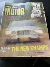 Car magazine Modern Motor February 1970 XW Gt Gts Monaro