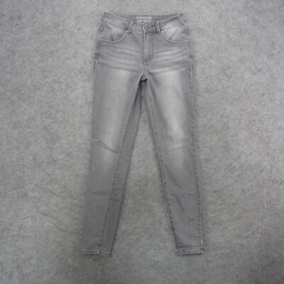 Maurices Jeans Women's Gray Light Wash High Rise Jegging