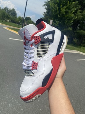 Jordan Retro IV Fire Red Size 11 Size 11 - Jordan 4 Retro Fire Red 2012 886551115017| eBay main image 4