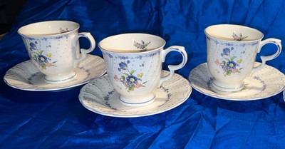 Nikko Tableware Kaffeetasse mit Untertasse geeignet f. Mikrowelle+Geschirrspüler
