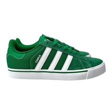 Adidas Campus Vulc Core Green Cloud White Shoes JQ0052 Men's Sizes 7.5 - 13