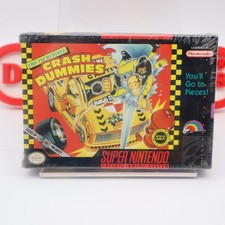 SNES Super Nintendo Game THE INCREDIBLE CRASH DUMMIES - NEW & Factory Sealed!