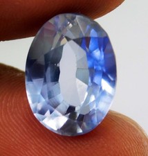 Certified 9.90 Ct Natural Ceylon Blue Sapphire Oval Cut Loose Gemstone