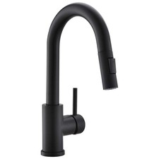 FLG Single Handle Pull Down Sprayer Kitchen/Bar Faucet CC-0174-MB