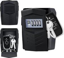 ZHEGE Large Key Safe Wall Mounted, Car Key Lock Box Outdoor for Over 10 Home Ke
