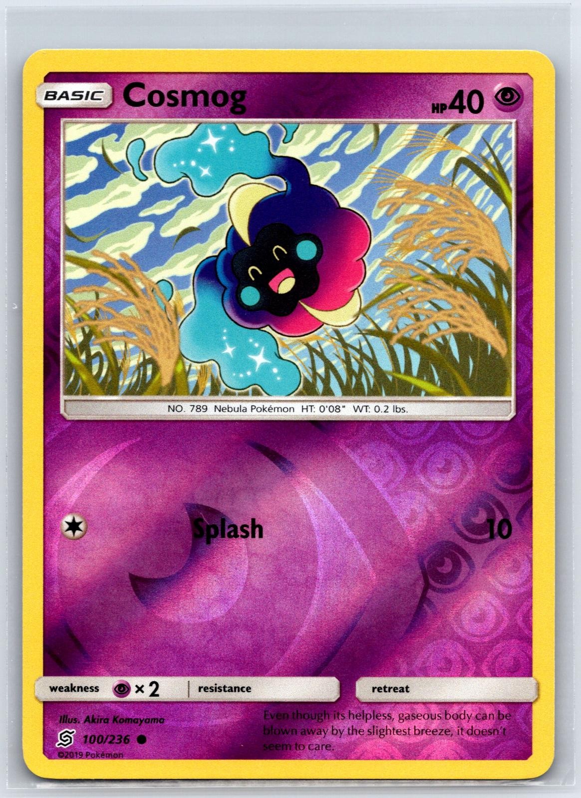 Cosmog 100/236 Common Unified Minds Pokemon Reverse Holo NM/M 427-1