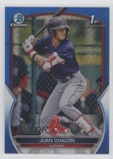 2023 Bowman Chrome Prospects Blue Refractor 7/150 Juan Chacon #BCP-105 0qc1